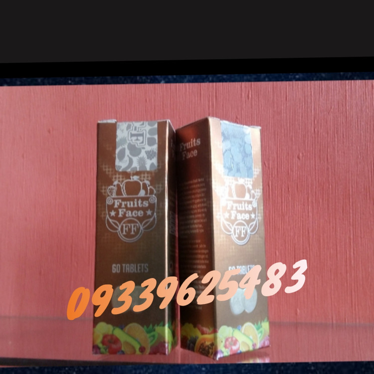 قرص چاقی فروت فیس (fruits face) (60 عددی)