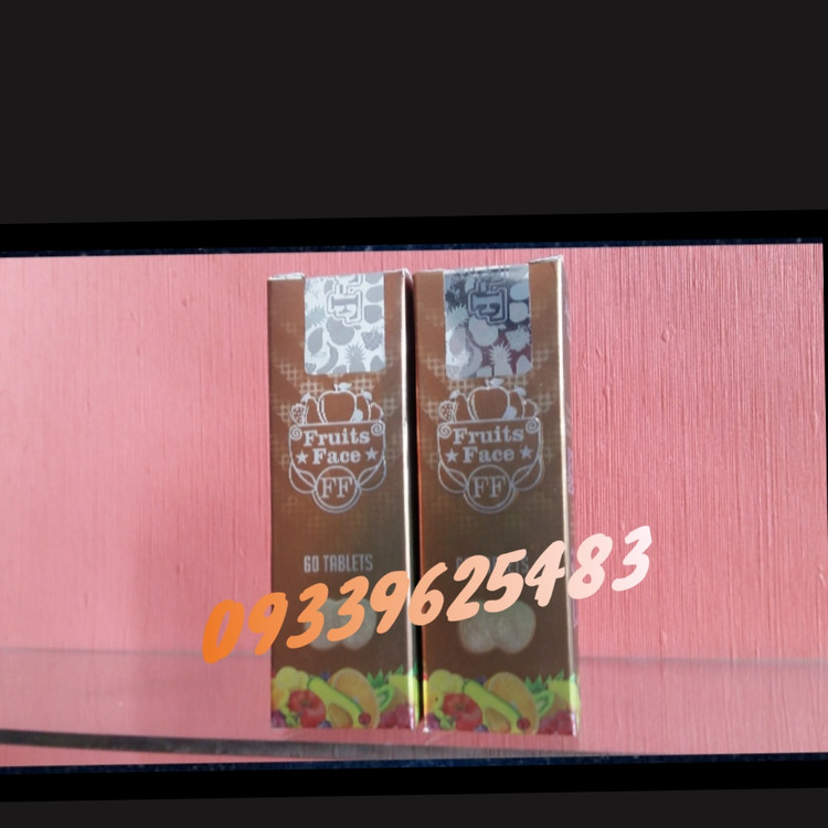 قرص چاقی فروت فیس (fruits face) (60 عددی)